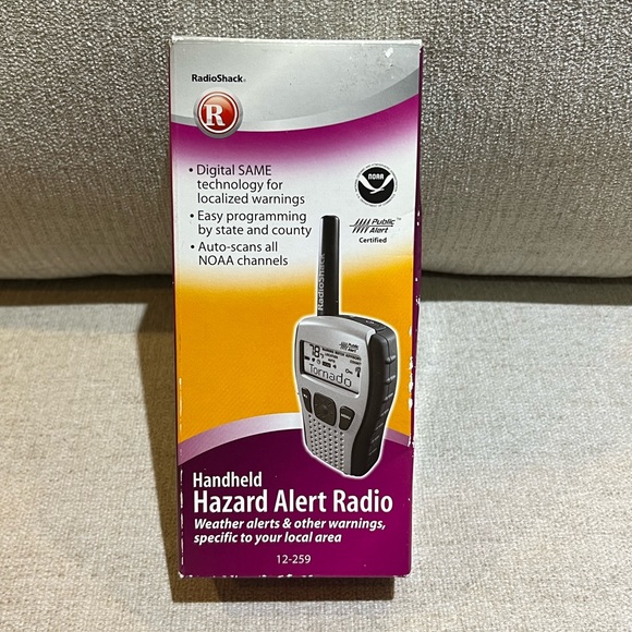 Radio Shack Portable Audio & Video Radio Shack Handheld Alert Radio